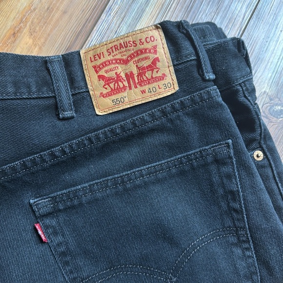 Levi’s 550 black jeans 40 x 30 - Picture 3 of 3